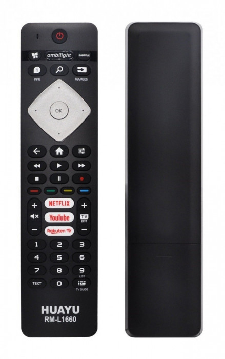 Telecomanda Universala Huayu RM-L1660 Pentru Lcd, Led si Smart Tv Philips Gata de Utilizare