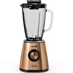 Blender Tefal Blendforce Coppertinto BL439G10, 800W, 1.25L, 6 lame Powelix detasabile, 5 trepte de viteza, functie Pulse, functie zdrobire gheata, rec