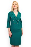 Cumpara ieftin Rochie Eleganta Fayre Cu Nasturi - S(36)