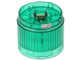 Semnalizator LED Verde 24V IP65 &Oslash;60mm