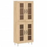Cumpara ieftin Dulap inalt, stejar sonoma, 69,5x34x180 cm, lemn compozit