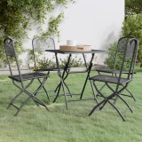 Cumpara ieftin Set mobilier grădină 5 piese antracit plasă metalică expandată