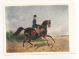 FA96 -Carte Postala- RUSIA -N.E. Sverchov, A. Ya. Paneva riding an Orlov_Rastopchin Horse, necirculata 1973, Fotografie