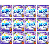 12 x Dero 2 in 1, Automat, Levantica si iasomie, Detergent rufe, 12 x 300g