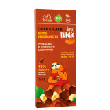 Ciocolata cu alune de padure, bio, 50g, Super Fudgio, Me Gusto