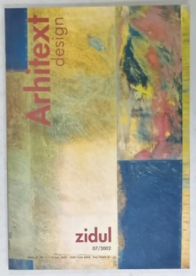 ARHITEXT DESIGN , REVISTA , SUBIECT : ZIDUL , NR. 7 , 2002 foto