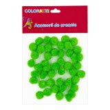 Pompoane cu diametru 10 mm,4 culori ,50 bucati set