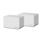 Sistem mesh router Mercusys Halo H70X (2-pack), AX1800, Dual band, Gigabit Ethernet, MU-MIMO, Alb