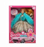 Papusa Bernie cu rochita eleganta