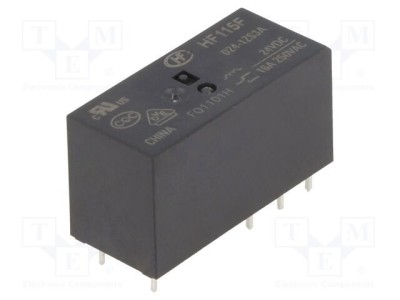 Releu electromagnetic SPDT 24VDC 16A HONGFA RELAY foto