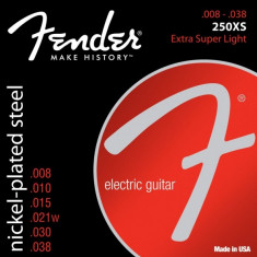 Corzi chitara electrica Fender Super 250XS Nickel Plated Steel Ball End 8-38