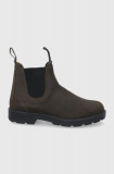 Blundstone Ghete Chelsea de piele 1615 bărbați, culoarea verde