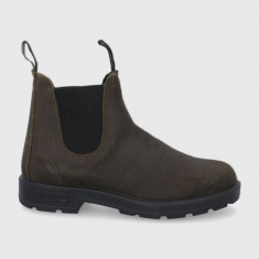 Blundstone Ghete Chelsea de piele 1615 bărbați, culoarea verde