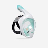Mască Easybreath snorkeling fără husă Verde acvamarin XS (6-10 ani) Copii