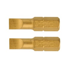 Set 2x Bit TiN Plus pentru insurubare, profil drept, Felo, 6.5x1.2mm, 25mm foto