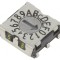 &Icirc;ntrerupător codificare HEX/BCD 16 Poz SMD 80m&Omega;