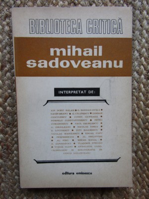 Mihail Sadoveanu interpretat de ... foto