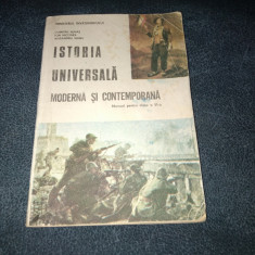 ISTORIA UNIVERSALA MODERNA SI CONTEMPORANA MANUAL PENTRU CLASA A VI A 1994