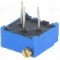 Trimer multitura, 100k&Omega;, 3/8 inch, 500mW, VISHAY - M64P104KB40