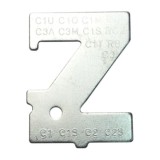 Sablon pentru calibrare carburatoare Zama (ZT-1)