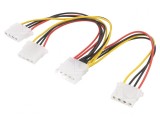 Cablu de alimentare Molex 0,15m (1 tată, 3 mamă)