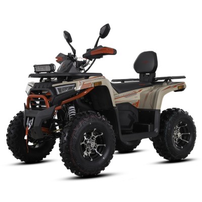 ATV Asix Challenger 250cc, roti 10 inch, 1+1 viteze, culoare crem/rosu Cod Produs: MX_NEW A6CHALLENGERRR250A19-4 foto