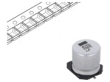 Condensator Electrolitic SMD 330uF 25V 10x10x10mm