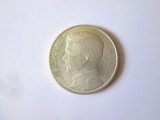 Rar! Italia jeton argint din 1985 zborul omului in spatiu,astronautul sovietic Pavel Popovici,diametrul=21 mm,greutate=5 grame