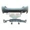 Set bara spate BMW Seria 4 (F32/F33), 12.2013-, cu catadioptri, cu gauri senzori parcare; grunduit, de vopsit; type M-Performance; cu spoiler; cu ies