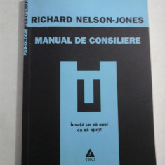 MANUAL DE CONSILIERE - Richard NELSON-JONES