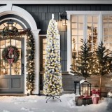 vidaXL Brad de Crăciun artificial Verde 210 cm PVC și oțel și plastic 3395027