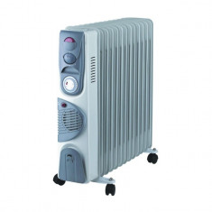 Calorifer electric, 2900W, 13 elementi, ventilator, termostat, timer, YTGT-J2900 foto