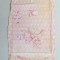 Vechi fragment textil imprimat model rococo