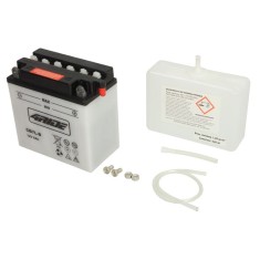 Acumulator Acid/Incarcare uscata cu acid/Pornire (vinzari limitate catre consumatori) 4 RIDE 12V 7Ah 124A R+ Cu intretinere electrolit inclus 137x76x1