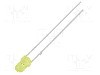 Dioda LED, 3mm, galbena, 500...750mcd, 30mA, 1,8...2,6V, OPTOSUPPLY - OSY5JA3133A