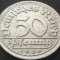 Moneda istorica 50 PFENNIG - IMPERIUL GERMAN, anul 1920 *cod 1426 = lit. J