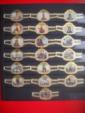 HOPCT LOT NR 119 REVOLUTIA 1830 BELGIA -LITHO -19 BUC-ETICHETE VECHI DE TRABUCURI/ CIGARS LABELS -COLECTIE DE LUX-