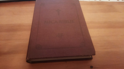 MICA BIBLIE TIPARITA SUB INDRUMAREA PF JUSTINIAN. EDITURA IBM AL BOR 1977 foto