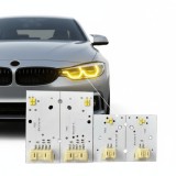Set 4 module LED DRL/Angel Eyes Yellow CSL compatibile BMW F80 M3, F32/F33, F82/F83 M4, F36 LCI (faruri LED adaptive) &ndash; OEM 63117493229 / 63117493230.