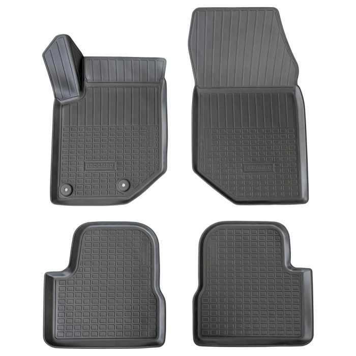 Set de 4 covorase din cauciuc 3D stil tavita premium pentru Opel Mokka B din 2021