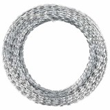 S&acirc;rmă ghimpată BTO-22 Concertina NATO oțel galvanizat 100 m, vidaXL