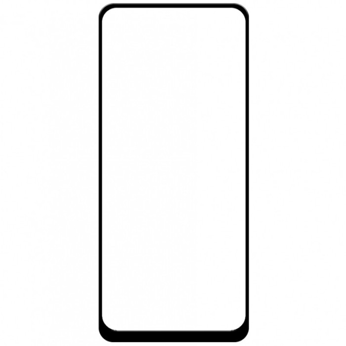 Folie Protectie Ecran OEM pentru Oppo A52 / Oppo A72, Sticla securizata, Full Face, Full Glue, 6D, Neagra