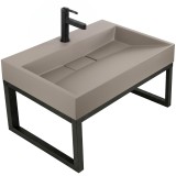 Lavoar din compozit Rea GOYA TAUPE 70CM + Cadru