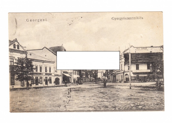 CP Gheorgheni (scisa Georgeni), circulata, 1927, stare foarte buna