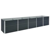 Cumpara ieftin Strat inaltat de gradina antracit 400x80x45 cm otel galvanizat