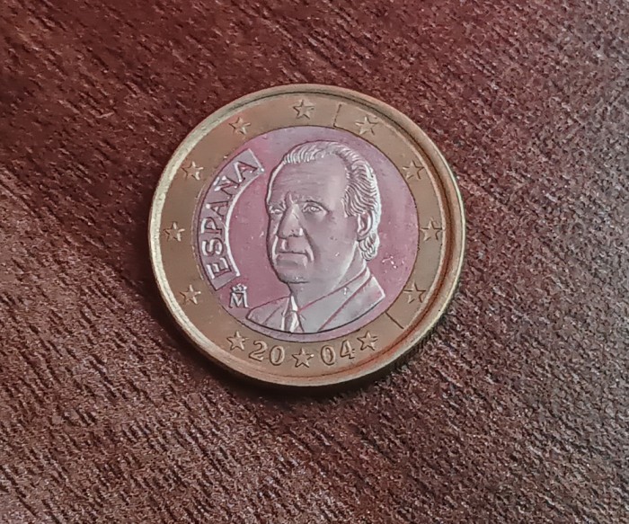 C50 - Moneda foarte veche - 1 euro - Spania - 2004