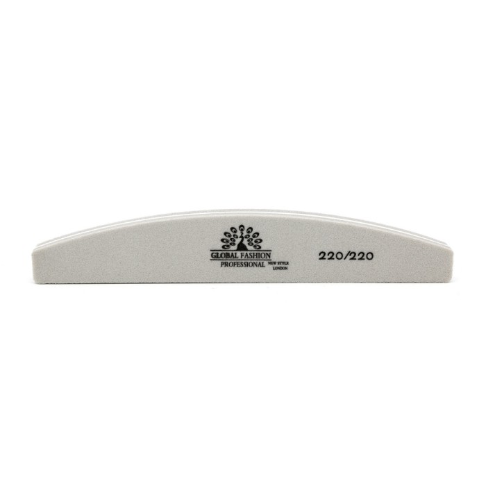 Pila buffer unghii, granulatie 220/220, gri