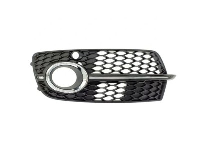 Grila bara protectie, spoiler Audi Q5 (8r), 09.2008-06.2012, model: S-Line, montare fata, dreapta, cu rama crom, cu gauri senzori parcare (PDC); cu g foto