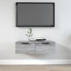 VidaXL Dulap de perete, gri sonoma, 68x30x20 cm, lemn compozit