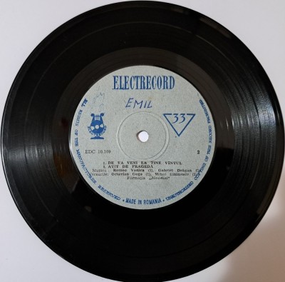 Disc vinil Mondial - Romanță Fără Ecou / Primăvara / De Va Veni La Tine V&amp;icirc;ntul / At&amp;icirc;t De Fragedă (7&amp;quot;) Electrecord- EDC 10.109 foto